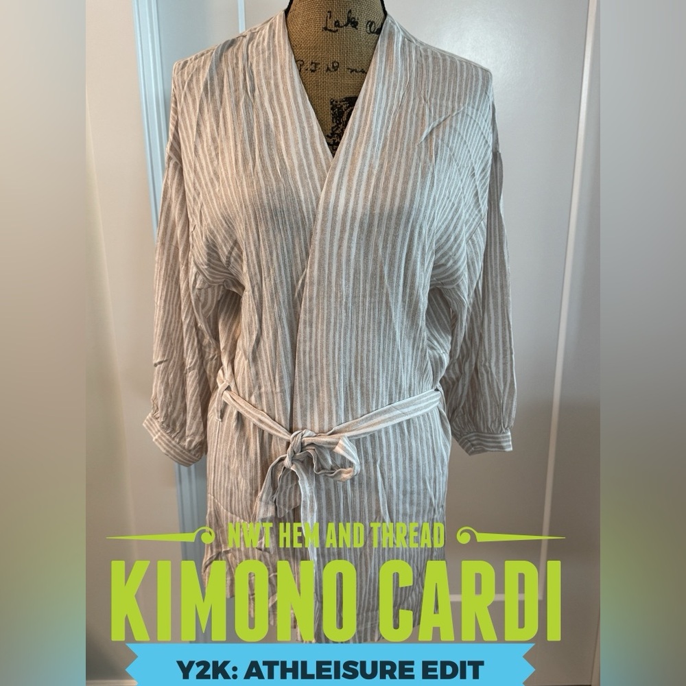 Hem And Thread NWT Kimono Cardi Y2K ATHLEISURE